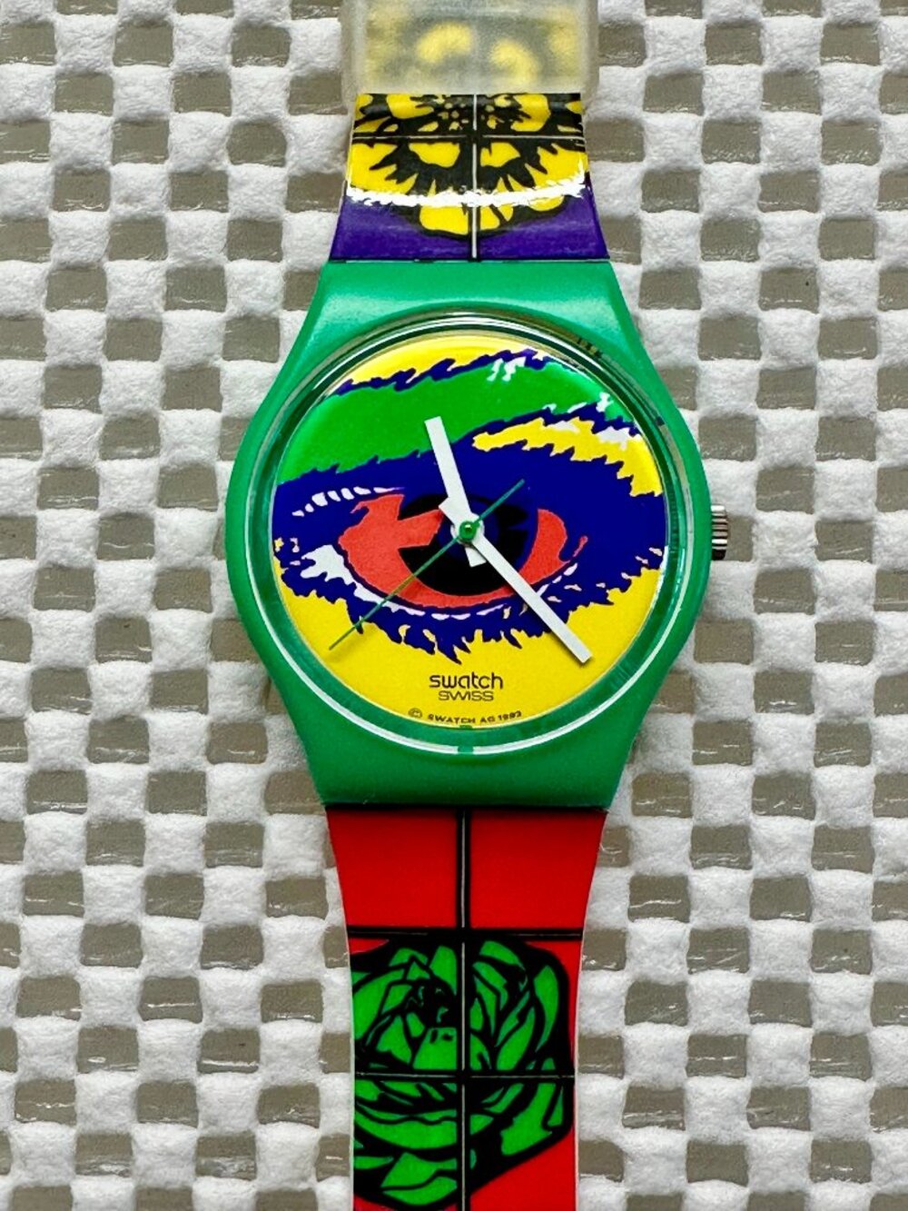 Swatch Watch Mouse Rap GG128 Vintage 1993